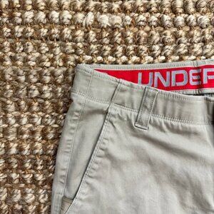 Under Armour Performance Tapered Leg Chino (Men’s - 32x32)  Tan Beige 1261609